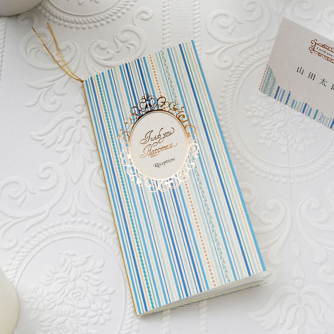 STRIPE PALACE blueストライプパレス　ブルー　A4　
