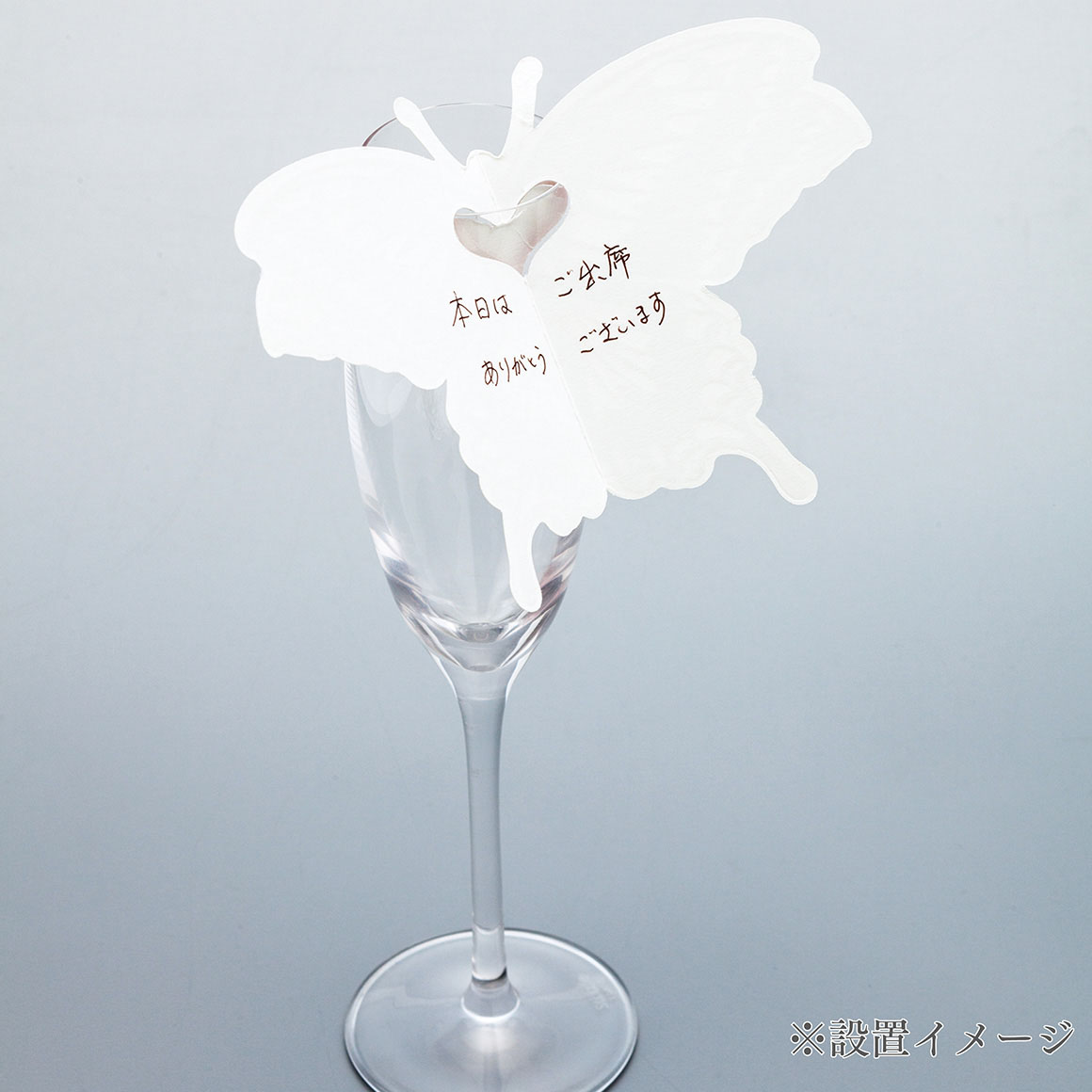 BUTTERFLY CARD silver蝶カード　シルバー