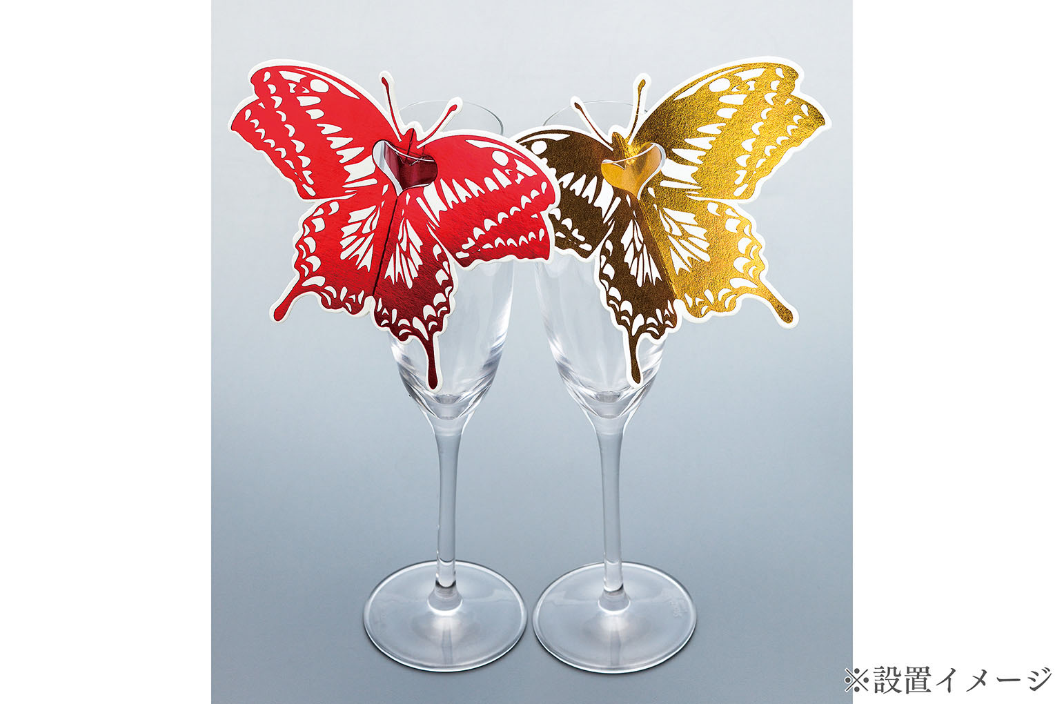 BUTTERFLY CARD silver蝶カード　シルバー