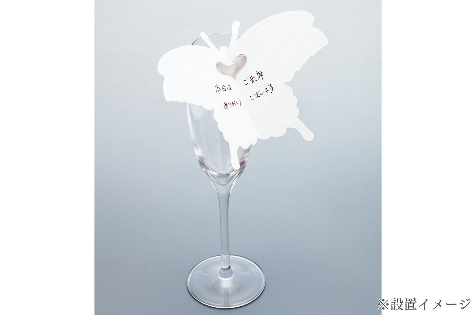 BUTTERFLY CARD silver蝶カード　シルバー