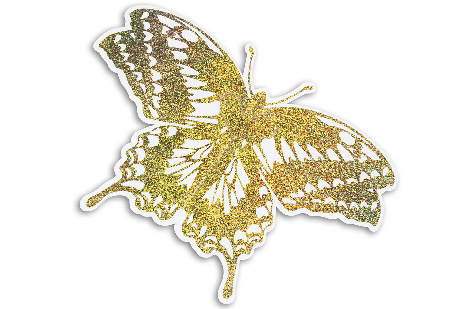 BUTTERFLY CARD gold蝶カード　ゴールド