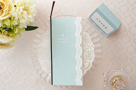 APP LACE MINT A4APP印刷込/レースミント　A4席次表(席次面のみ)