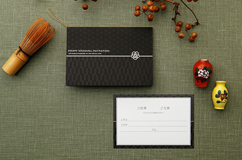 APP EN black syoAPP印刷込/EN-BLACK- 招待状